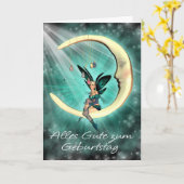 Carte Joyeux anniversaire (Fleur jaune)