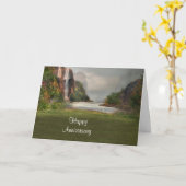 Carte Joyeux anniversaire (Fleur jaune)