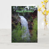 Carte Joyeux anniversaire (Fleur jaune)