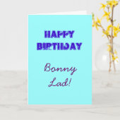 Carte Joyeux anniversaire (Fleur jaune)