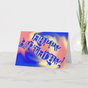 Carte Joyeux anniversaire