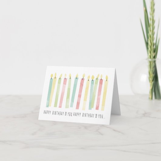 Carte "Joyeux anniversaire" (Devant)