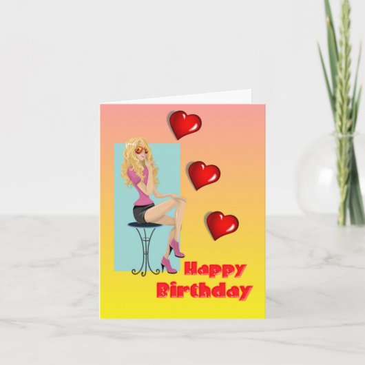 Carte Joyeux anniversaire (Devant)