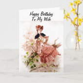 Carte Joyeux anniversaire (Fleur jaune)