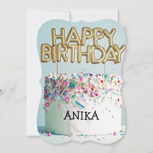 CARTE JOYEUX ANNIVERSAIRE (Devant)