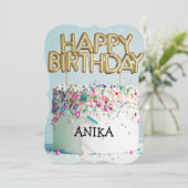 CARTE JOYEUX ANNIVERSAIRE (Debout devant)