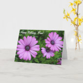 Carte Joyeux Anniversaire (Fleur jaune)