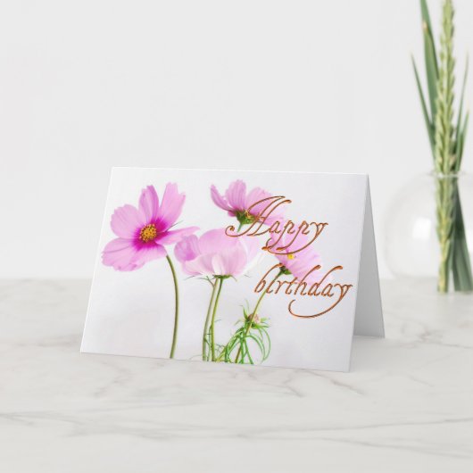 Carte Joyeux anniversaire (Devant)