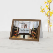 Carte Joyeux anniversaire (Fleur jaune)