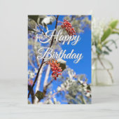 Carte Joyeux Anniversaire (Debout devant)