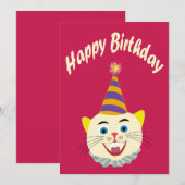 Carte Joyeux Anniversaire (Devant / Derrière)