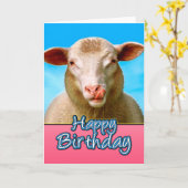 Carte Joyeux anniversaire (Fleur jaune)