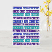 Carte Joyeux anniversaire (Fleur jaune)