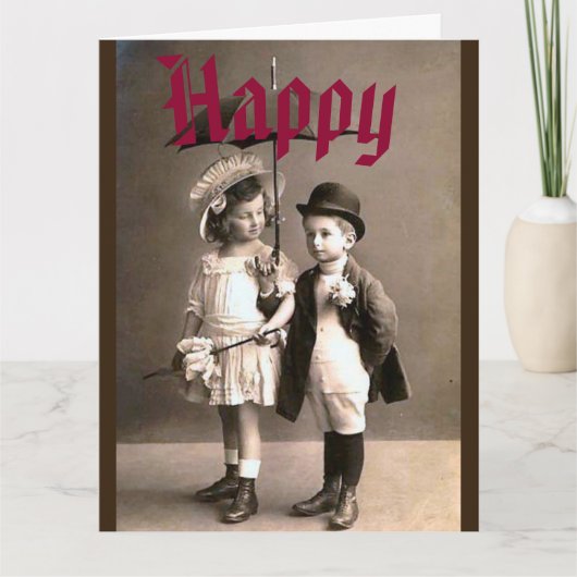 Carte Joyeux anniversaire (Devant)
