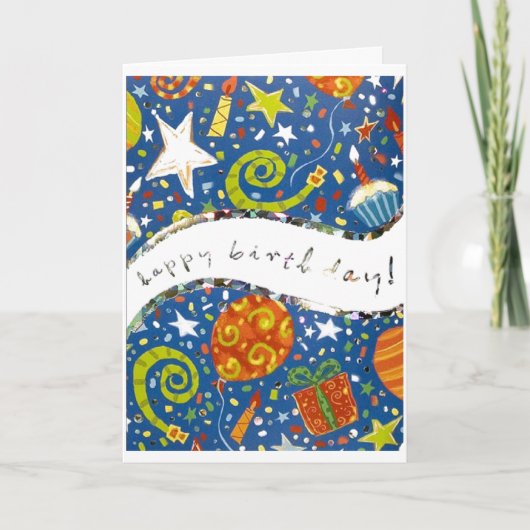 Carte Joyeux anniversaire (Devant)