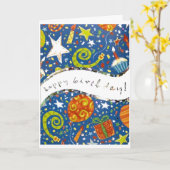 Carte Joyeux anniversaire (Fleur jaune)