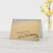 Carte Joyeux anniversaire (Fleur jaune)