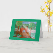 Carte Joyeux Anniversaire (Fleur jaune)