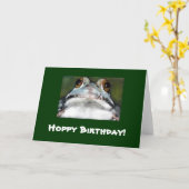 CARTE JOYEUX ANNIVERSAIRE (Fleur jaune)