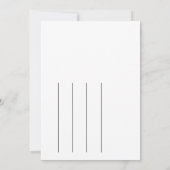 Carte Joyeux Anniversaire (Dos)