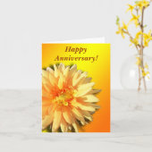 Carte Joyeux anniversaire ! (Fleur jaune)