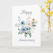 Carte Joyeux anniversaire (Fleur jaune)