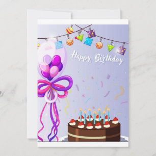 Carte Joyeux Anniversaire