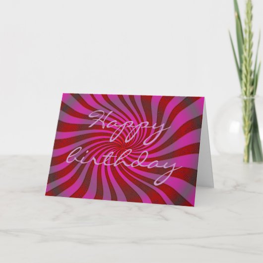 Carte Joyeux anniversaire (Devant)