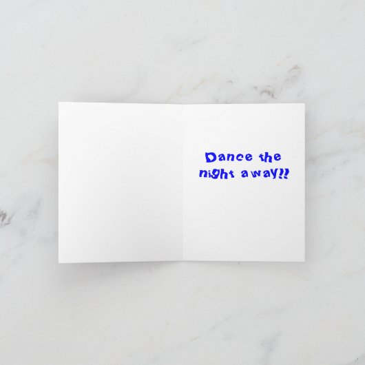 Carte Joyeux anniversaire ! ! (Intérieur)