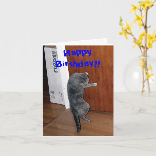 Carte Joyeux anniversaire ! ! (Fleur jaune)