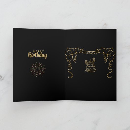 Carte Joyeux anniversaire (Intérieur)