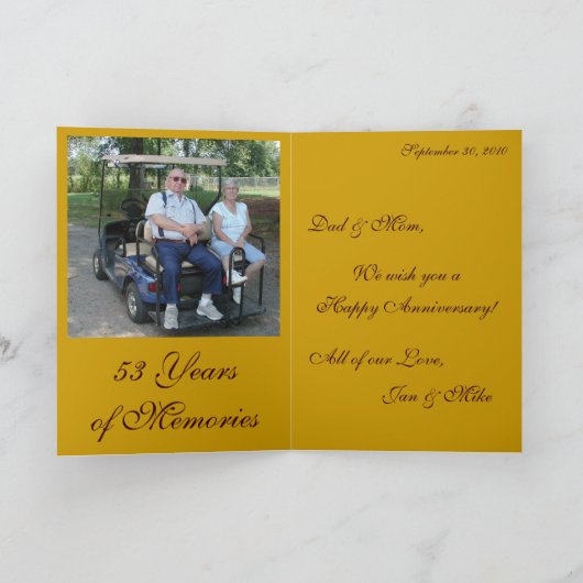 Carte Joyeux anniversaire (Intérieur)