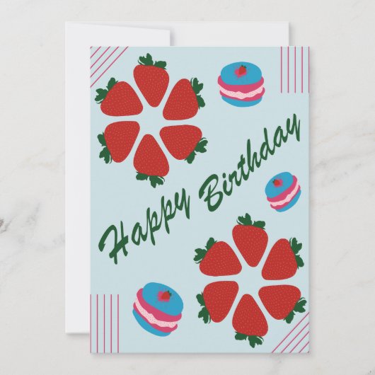 Carte Joyeux anniversaire (Devant)