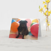 Carte Joyeux anniversaire (Fleur jaune)