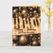 Carte Joyeux Anniversaire (Fleur jaune)