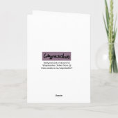 Carte Joyeux anniversaire (Dos)