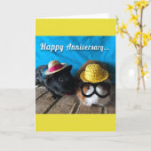 Carte Joyeux anniversaire (Fleur jaune)