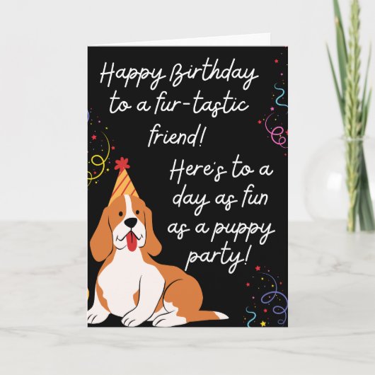 Carte Joyeux anniversaire (Devant)