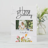 Carte Joyeux Anniversaire (Debout devant)