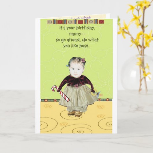 Carte Joyeux anniversaire (Fleur jaune)