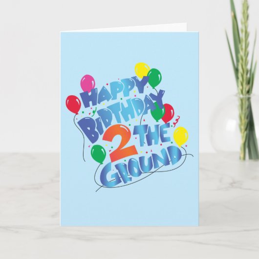 Carte Joyeux anniversaire (Devant)