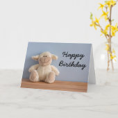 Carte Joyeux anniversaire (Fleur jaune)