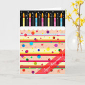 Carte Joyeux Anniversaire ! (Fleur jaune)