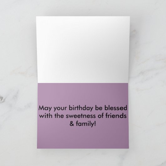 Carte Joyeux anniversaire ! (Intérieur)