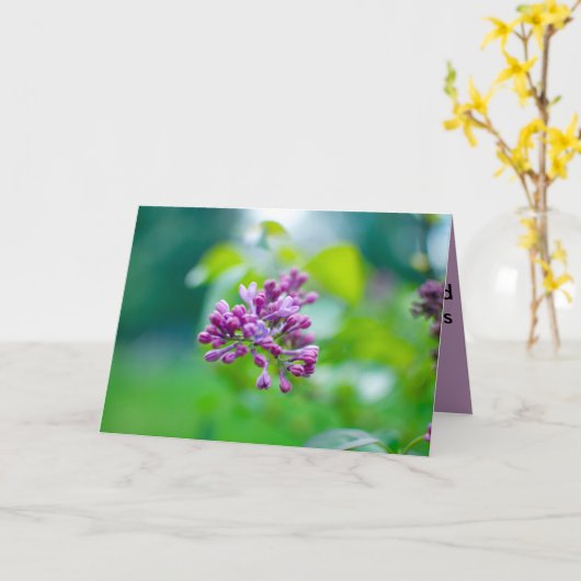 Carte Joyeux anniversaire ! (Fleur jaune)