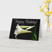 Carte Joyeux anniversaire ! (Fleur jaune)