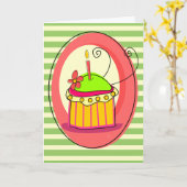 Carte Joyeux anniversaire (Fleur jaune)