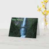 Carte Joyeux anniversaire (Fleur jaune)