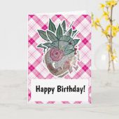 Carte Joyeux anniversaire ! (Fleur jaune)