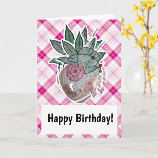 Carte Joyeux anniversaire ! (Fleur jaune)